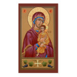 Pimen Mother of God Mini-Prayer Card Business Card