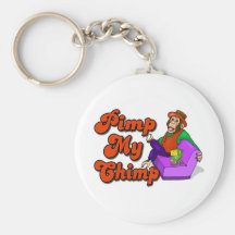 Pimp My Chimp Keychains