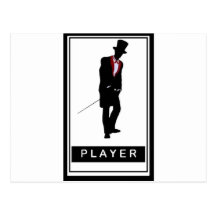 Pimp Player Post Card
