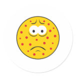Pimple Zits Smiley Face stickers