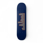 Pin High City Scape skateboard