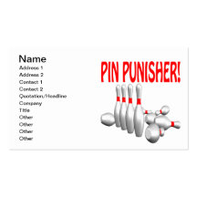 Pin Punisher Business Card Templates