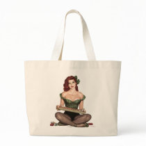 Pin up tote bag