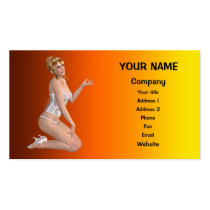 Pin up business card