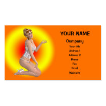 Pin up business card