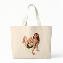 Pin Up Girl Canvas Bags