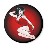 Pin Up Girl Fridge Magnet Sexy Retro Pin-up Gifts