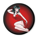 Pin Up Girl Fridge Magnet Sexy Retro Pin-up Gifts