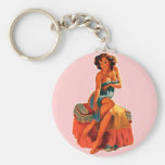 Pin Up Girl Key Chains