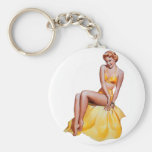 Pin Up Girl Keychain