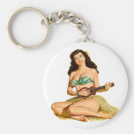 Pin Up Girl Keychain