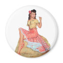 Pin Up Girl magnets