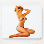 Pin Up Girl Mousepad