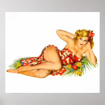 Pin Up Girl Poster