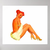 Pin Up Girl Print