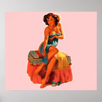 Pin Up Girl Poster