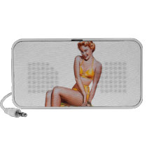 Pin Up Girl Portable Speaker