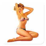 Pin Up Girl stickers