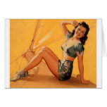 pin up girl toooo cards