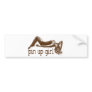 Pin Up Retro Design! Bumper Stickers