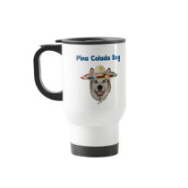 Pina Colada Beach Dog Mug