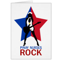Pinay Nurses Rock Greeting Cards