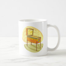 Pinball machine coffee mug