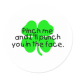 Pinch Me And I'll Punch You In The Face stickers