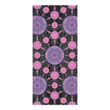 Pincushion Cactus Mandala Array Bookmark Rack Card