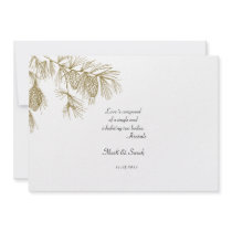 Pine Boughs Invitation 2