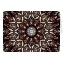 Pine Cone Kaleidoscope Greeting Card