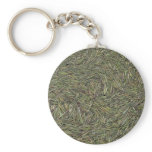 Pine needles floating on water keychains