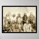 Pine Ridge Agency Indian Chiefs SD 1891 posters