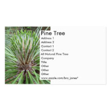 Pine Tree Business Card Template