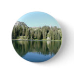 pine tree mirror on lake buttons