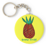 Pineapple, Super Fruit! keychains