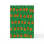 Pineapple Wallpaper Greeting Cards