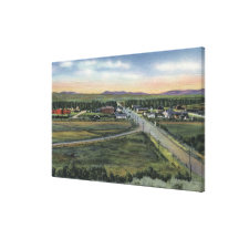 Pinedale, WY - County Seat of Sublette County Canvas Prints