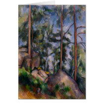 Pines and Rocks (Pins et Rochers) Paul Cézanne