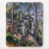Pines and Rocks (Pins et Rochers) Paul Cézanne