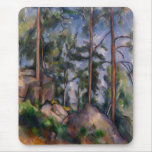 Pines and Rocks (Pins et Rochers) Paul Cézanne mousepads