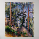 Pines and Rocks (Pins et Rochers) Paul Cézanne posters