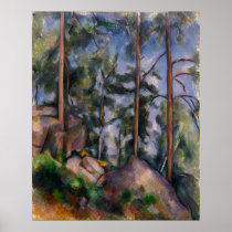 Pines and Rocks (Pins et Rochers) Paul Cézanne
