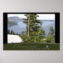 PINES AT CRATER LAKE POSTERS