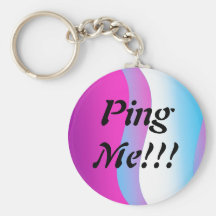 Ping Me!!! Keychain