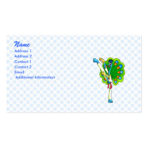 Ping Peacock Business Card