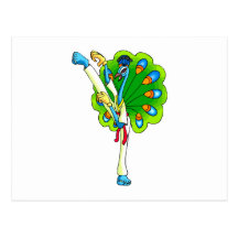 Ping Peacock Postcards