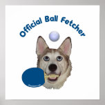 Ping Pong Ball Fetcher Dog posters