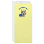 Ping Pong Ball Fetcher Dog Custom Rack Card