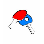 Ping Pong Paddles & Ball t-shirts